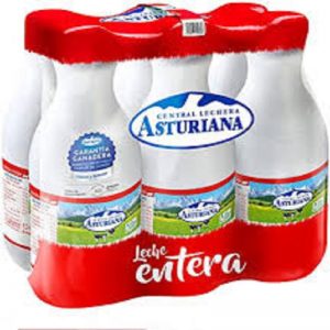 Pack Leche Asturiana Entera 1,5L.