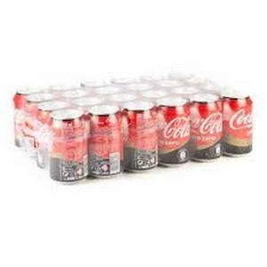 Coca Cola Zero Zero Lata 33cl Pack24