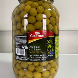 Aceituna Gourmet c/Hueso Sabor Anchoa 2.35Kg.