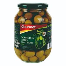 Aceituna Gourmet Verde 500g.