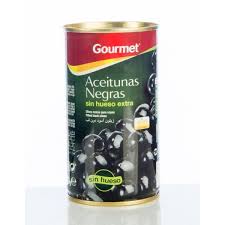 Aceituna Gourmet Negra s/h 150g.