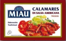 Calamares en Salsa Americana Miau.