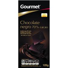 Chocolate Negro 70% Gourmet 125g.