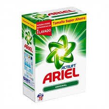 Detergente Ariel Polvo 65 Lavados.