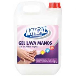 Gel Lavamanos Higienizante Mical 5L.