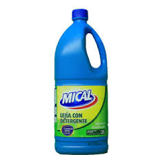 Lejía Mical con Detergente 2L.