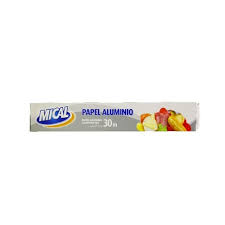 Papel Aluminio Mical 30mx29cm.