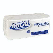 Servilleta Mical 2c 30x30 200u P-2